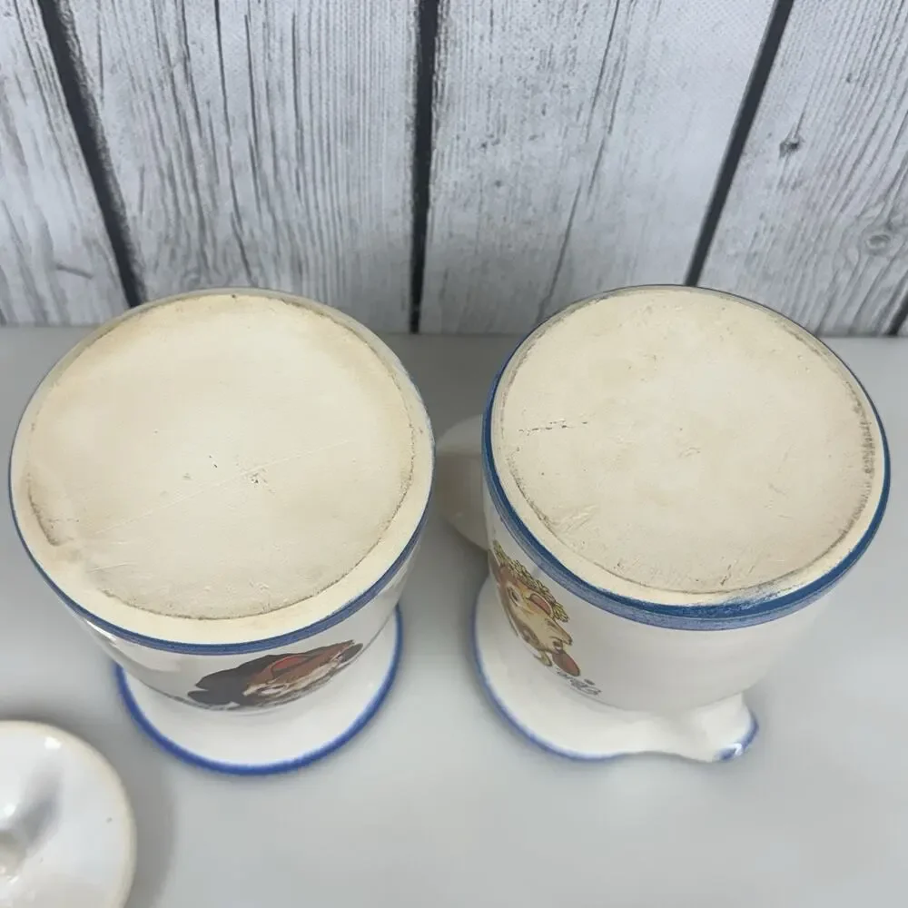 Elsie & Elmer Cream & Sugar Set Ceramic - Unmarked